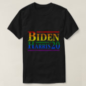 Lgbtq Gay Pride Joe Biden Kamala Harris Anti Trump T-shirt (Design voorkant)