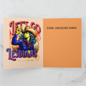 LGBTQ Gay Pride Let's Go Lesbiennes Kaart (Binnen)