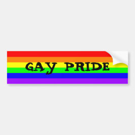 LGBTQ Gay Pride Rainbow Flag Bumpersticker