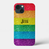 LGBTQ Gay Pride Rainbow Glitter Flag Case-Mate iPhone Case (Achterkant)