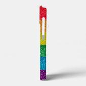 LGBTQ Gay Pride Rainbow Glitter Flag Case-Mate iPhone Case (Achterkant / Links)