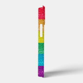 LGBTQ Gay Pride Rainbow Glitter Flag Case-Mate iPhone Case (Achterkant / Rechts)