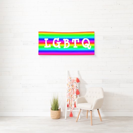 LGBTQ Gay Pride Rainbow Parade Banner (Insitu)
