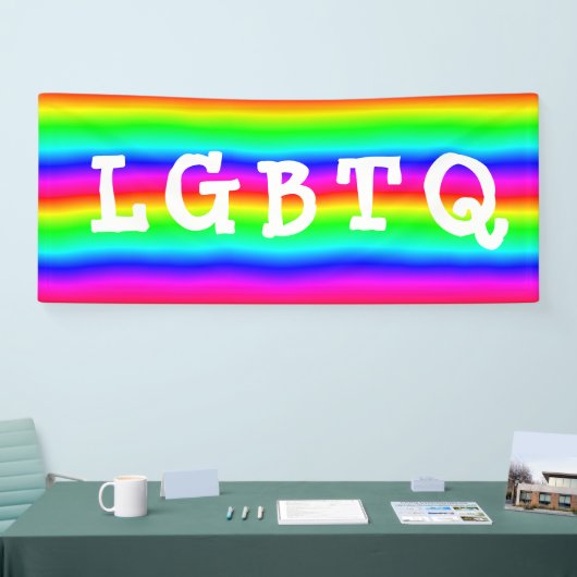LGBTQ Gay Pride Rainbow Parade Banner (Beurs)