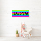 LGBTQ Gay Pride Rainbow Parade Banner (Insitu)