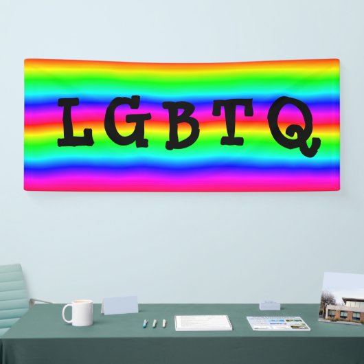 LGBTQ Gay Pride Rainbow Parade Banner (Beurs)
