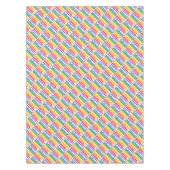 LGBTQ Gay Pride Rainbow Typography Patroon Tafelkleed (Voorkant)