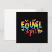 LGBTQ - Gelijke rechten - Rainbow Colors (Voorkant / Achterkant)