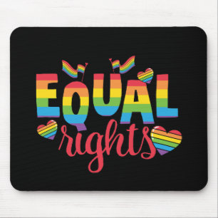 LGBTQ - Gelijke rechten - Rainbow Colors Muismat