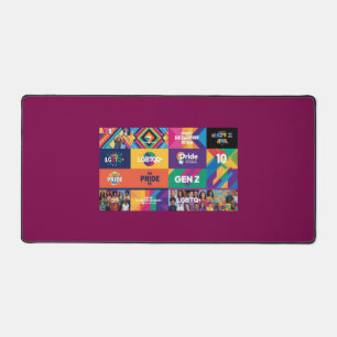 LGBTQ+ & Gen Z Computer Muismat door ShelloCB Bureaumat