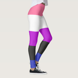LGBTQ Genderfluid Pride Vlag Leggings