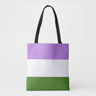 LGBTQ Genderqueer Pride Vlag Tote Bag