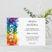 🌈 LGBTQ geschilderd met liefde Kaart (Staand voorkant)