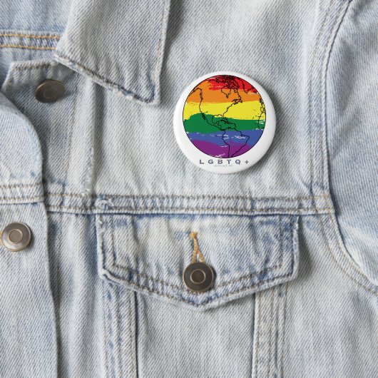 LGBTQ+ Global ProAF Ronde Button 5,7 Cm (In situ)