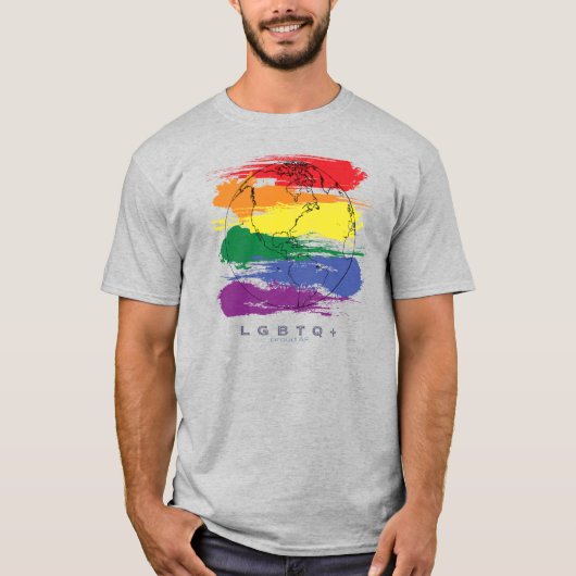 LGBTQ+ Global ProAF T-shirt (Voorkant)