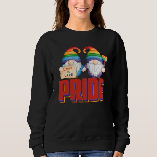 LGBTQ Gnome Pride Month 2023 Rainbow Gay Pride Par Trui (Voorkant)