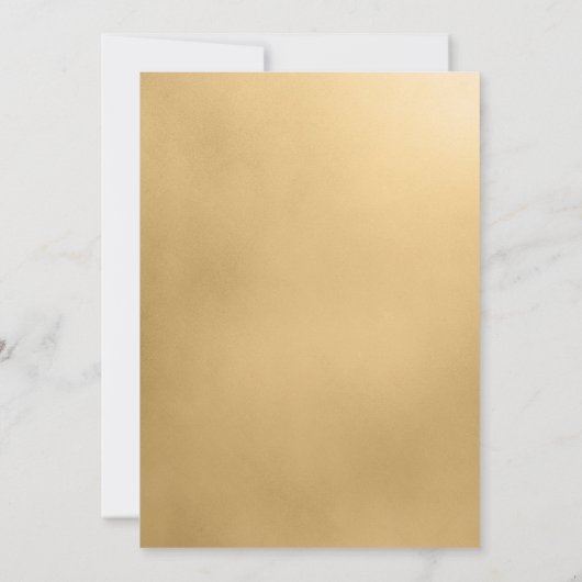 LGBTQ Gold Black formele huwelijksuitnodiging Kaart (Achterkant)