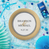 LGBTQ Gold Modern Trouwpapier Bord (Feest)