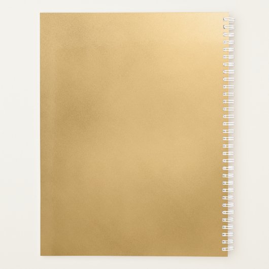 LGBTQ Gold Modern Wedding Planner (Achterkant)