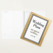 LGBTQ Gouden Moderne Trouwplanner Planner (Display)