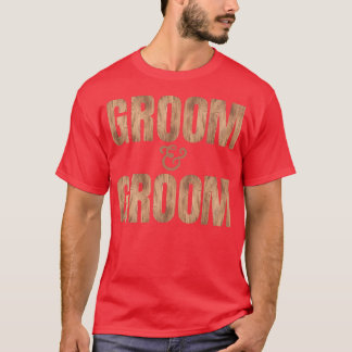 LGBTQ Groom and Groom WeddingMarriage Apparel for T-shirt