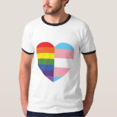 LGBTQ-hart T-shirt (Voorkant)
