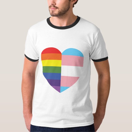 LGBTQ-hart T-shirt (Voorkant)