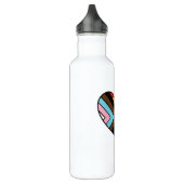 LGBTQ+ Heart Stainless Steel Water Bottle Waterfles (Links)