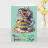 LGBTQ heeft een tranende Valentijnsdag Kaart (Gele Bloem)