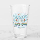 LGBTQ | Het is oké om te zeggen dat Gay | Pride | Glas (Achterkant)