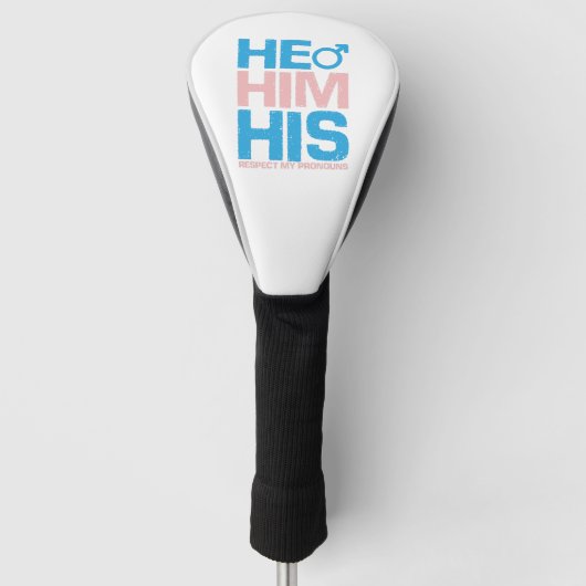 LGBTQ hij vertelt over zijn respect voor mijn seks Golfheadcover (Voorkant)