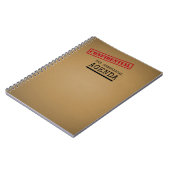 LGBTQ Homoseksuele Agenda Funny Notitieboek (Linkerzijde)