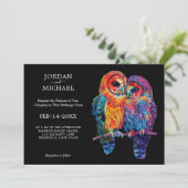 🌈 LGBTQ horizontale Eeuwige Eenheid bruiloft Kaart (Staand voorkant)