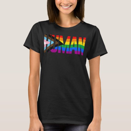 LGBTQ HUMAN T-SHIRT (Voorkant)
