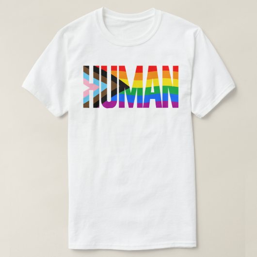 LGBTQ HUMAN T-SHIRT (Design voorkant)