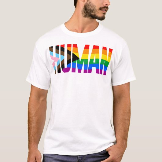 LGBTQ HUMAN T-SHIRT (Voorkant)
