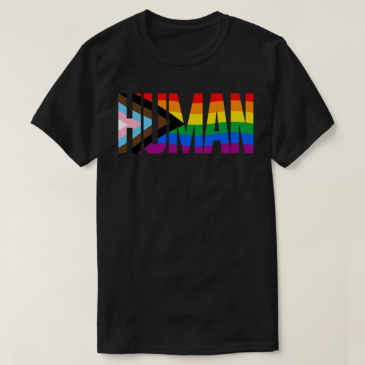 LGBTQ HUMAN T-SHIRT (Design voorkant)