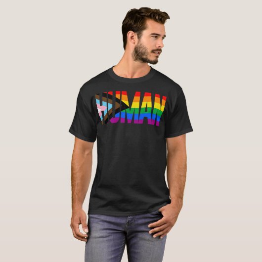 LGBTQ HUMAN T-SHIRT (Voorkant volledig)