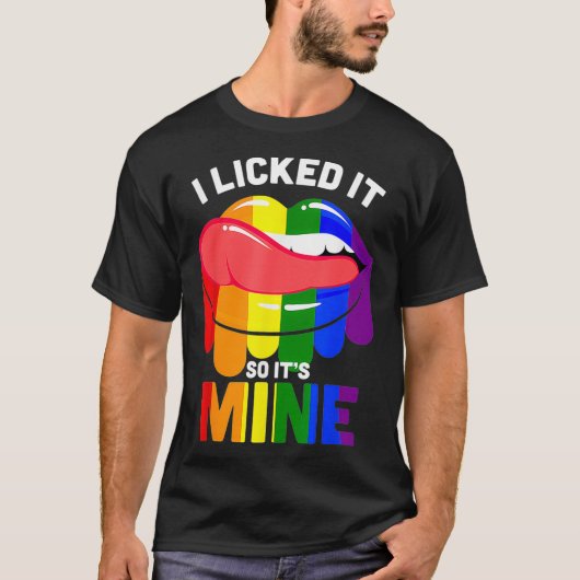 LGBTQ ik gaf het een licentie zodat zijn regenboog T-shirt (Voorkant)