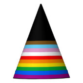 LGBTQ+ INCLUSIEF PRIDE FLAG FEESTHOEDJES (Voorkant)
