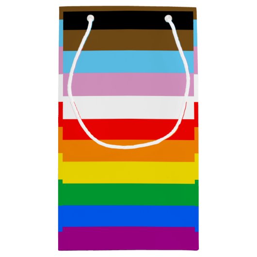 LGBTQ+ INCLUSIEF PRIDE FLAG KLEIN CADEAUZAKJE (Achterkant)