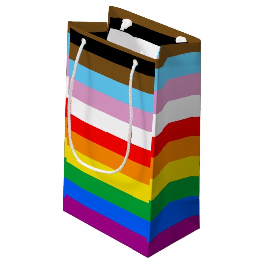 LGBTQ+ INCLUSIEF PRIDE FLAG KLEIN CADEAUZAKJE (Achterkant Gekanteld)