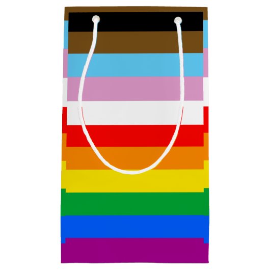 LGBTQ+ INCLUSIEF PRIDE FLAG KLEIN CADEAUZAKJE (Voorkant)