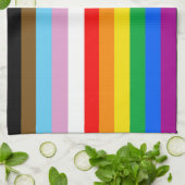 LGBTQ+ INCLUSIEF PRIDE FLAG THEEDOEK (Gevouwen)