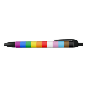 LGBTQ+ INCLUSIEF PRIDE FLAG ZWARTE INKT PEN
