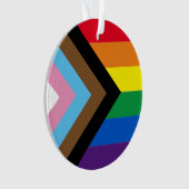 Lgbtq Inclusief regenboogdiversiteit Homo Pride vl Ornament (voorkant)