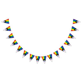 Lgbtq inclusief regenboogdiversiteit Homopride Vlaggetjes