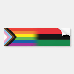 LGBTQ - Inclusief voortgangsverslag over Afrikaans Bumpersticker