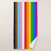 LGBTQ+ INCLUSIEVE PRIDE-VLAG BADHANDDOEK (Badhanddoek)
