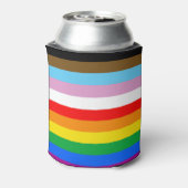 LGBTQ+ INCLUSIEVE PRIDE-VLAG BLIKJESKOELER (Blikje Achterkant)